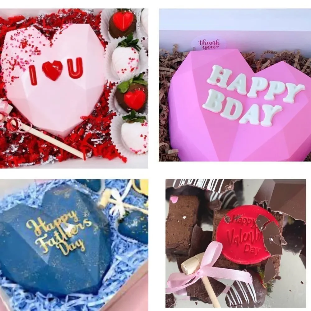 Heart Shape Pinata Valentines Day Reusable Mold DIY Kit Heart Wooden Mallet NIB - Picture 3 of 15